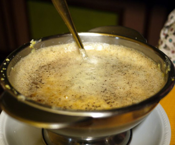 Oropa Mangiare La Polenta Concia Le Colline Di Maggiora